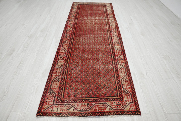 red Runner rug 3' 5" x 10' 3"