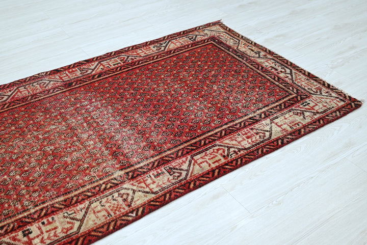 red Runner rug 3' 5" x 10' 3"
