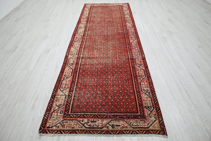 red Runner rug 3' 5" x 10' 3"