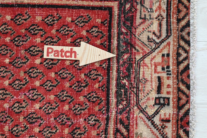 red Runner rug 3' 5" x 10' 3"