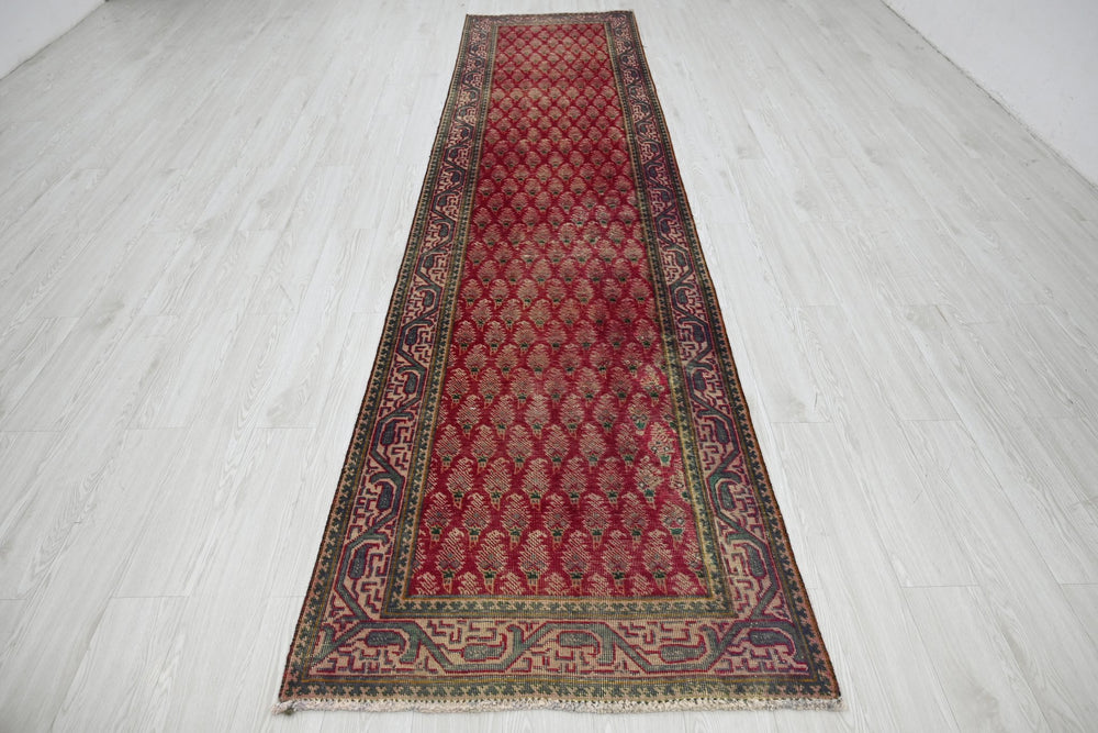 red Runner rug 3' 0" x 12' 5"