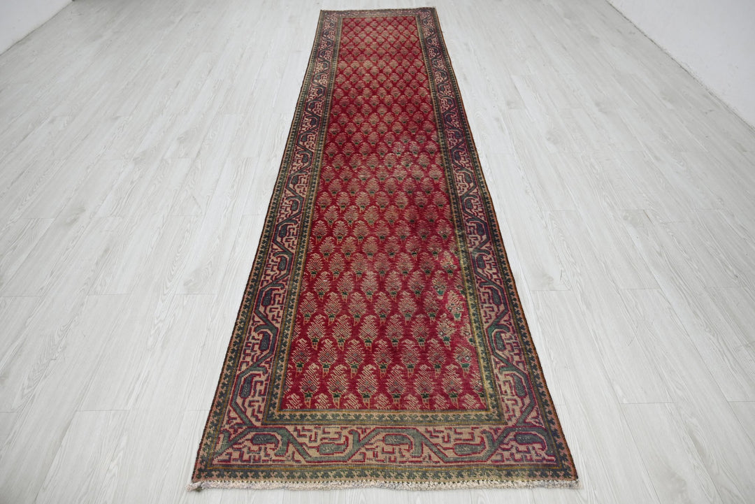 red Runner rug 3' 0" x 12' 5"