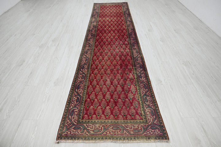 red Runner rug 3' 0" x 12' 5"