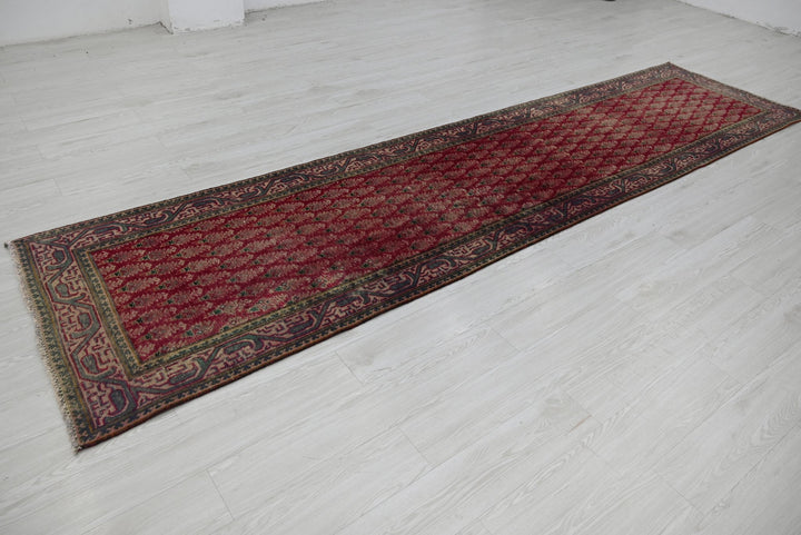red Runner rug 3' 0" x 12' 5"