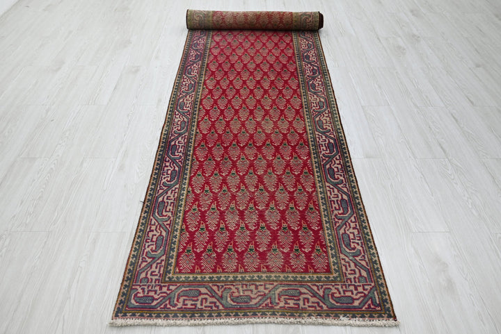 red Runner rug 3' 0" x 12' 5"