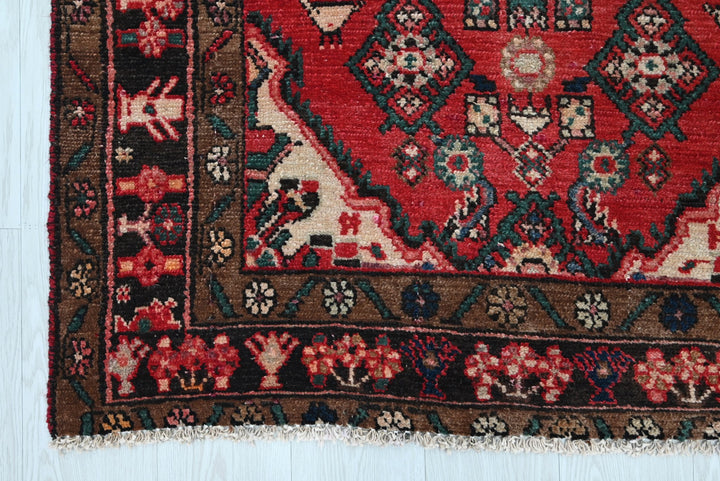 red Runner rug 3' 8" x 10' 3"