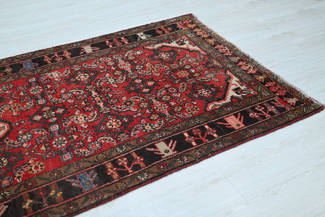 red Runner rug 3' 8" x 10' 3"