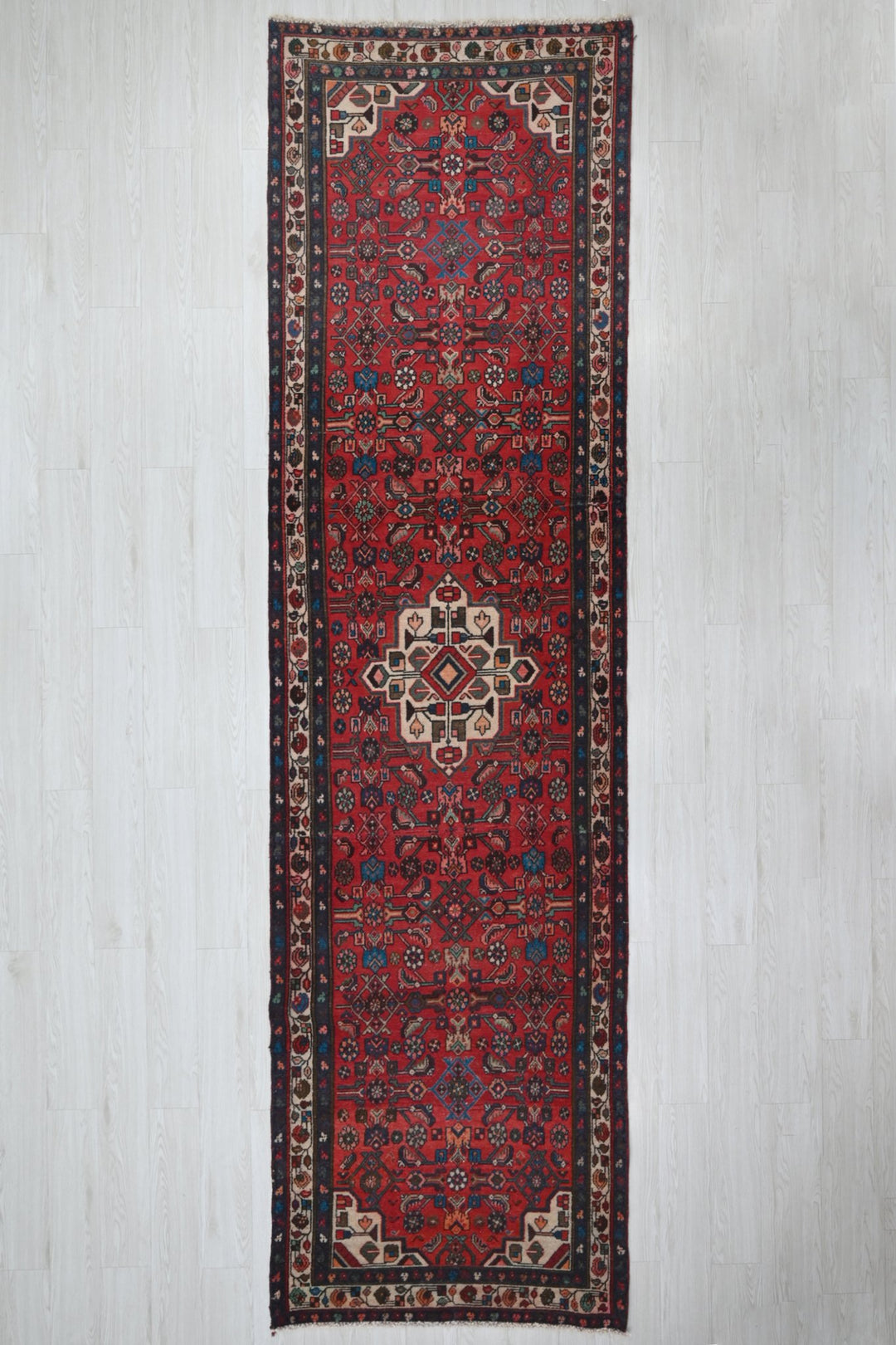 red Runner rug 3' 5" x 12' 2"