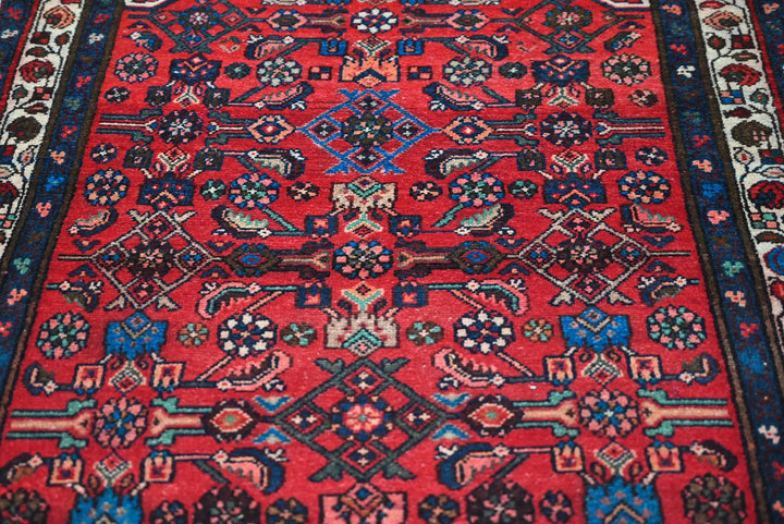 red Runner rug 3' 5" x 12' 2"
