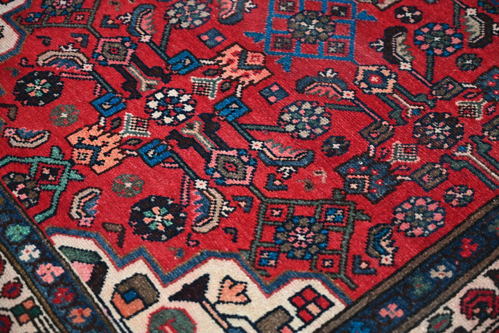 red Runner rug 3' 5" x 12' 2"