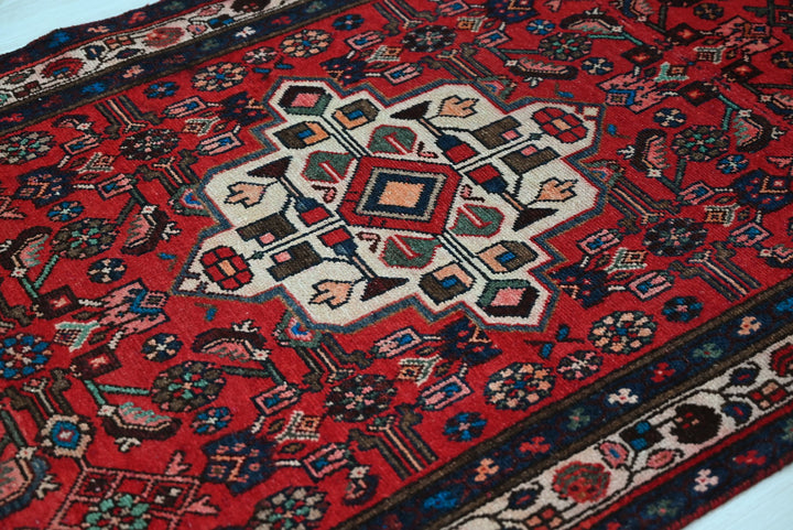 red Runner rug 3' 5" x 12' 2"