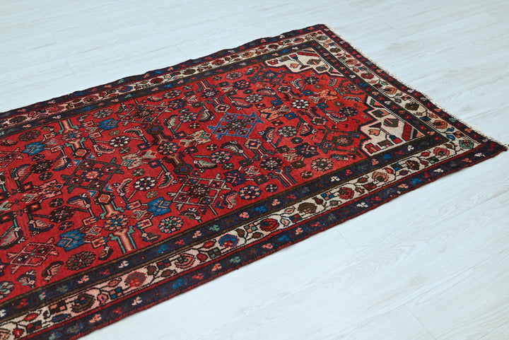 red Runner rug 3' 5" x 12' 2"