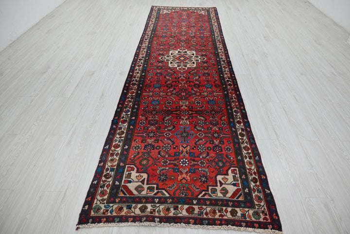 red Runner rug 3' 5" x 12' 2"