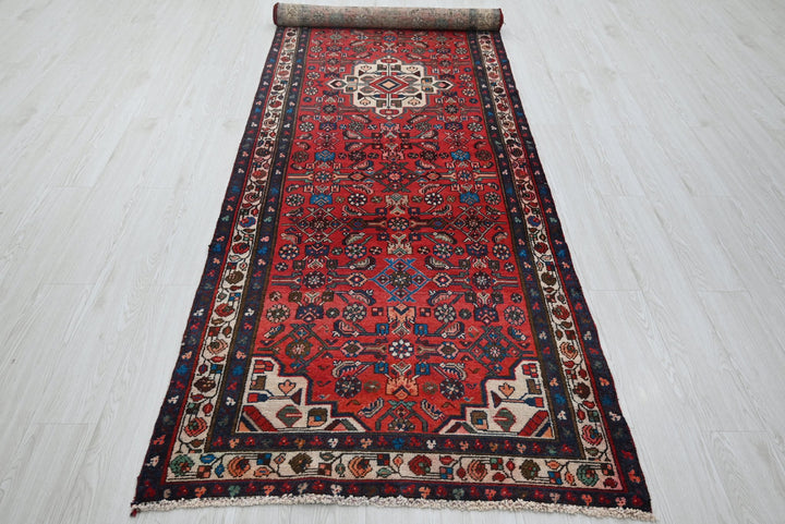 red Runner rug 3' 5" x 12' 2"