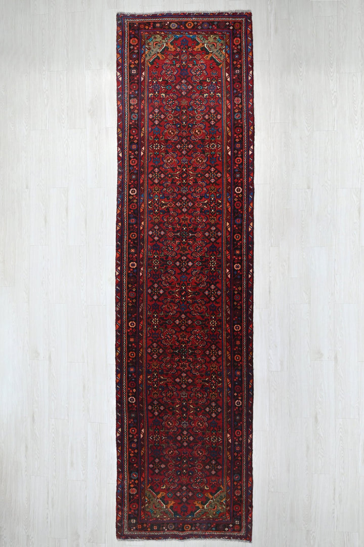 red Runner rug 3' 5" x 13' 0"