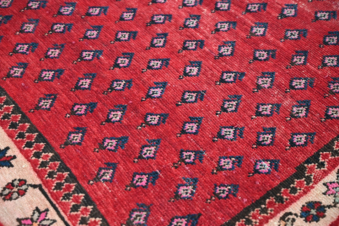 red Accent rug 3' 9" x 5' 0"