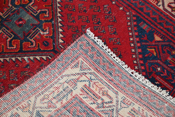 red Runner rug 3' 4" x 12' 10"