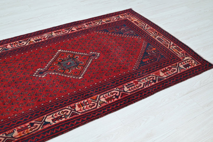 red Runner rug 3' 4" x 12' 10"