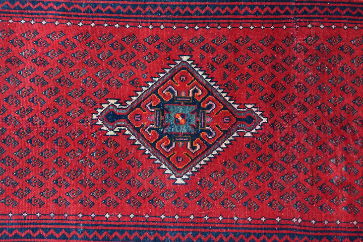 red Runner rug 3' 4" x 12' 10"