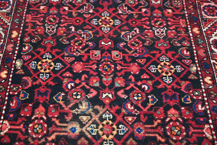 black Runner rug 3' 9" x 13' 11"