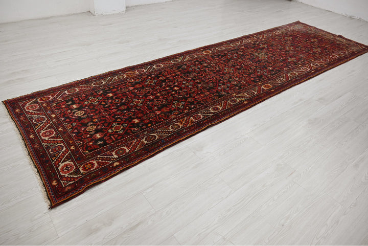 black Runner rug 3' 9" x 13' 11"