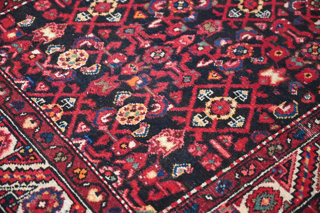 black Runner rug 3' 9" x 13' 11"
