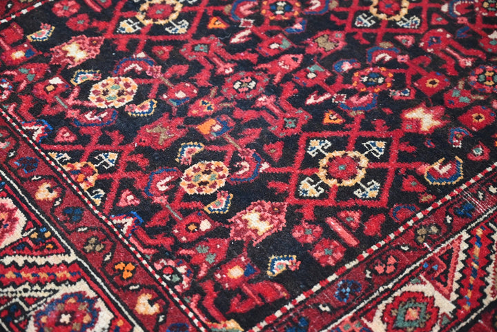 black Runner rug 3' 9" x 13' 11"