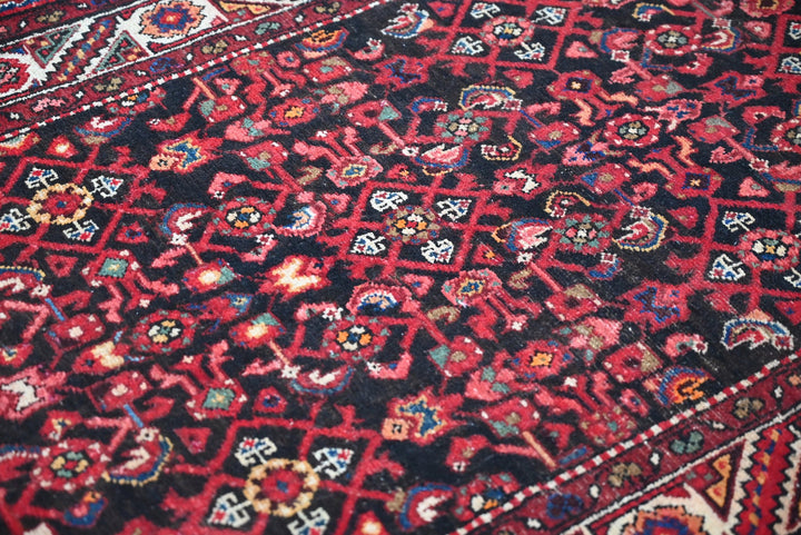 black Runner rug 3' 9" x 13' 11"