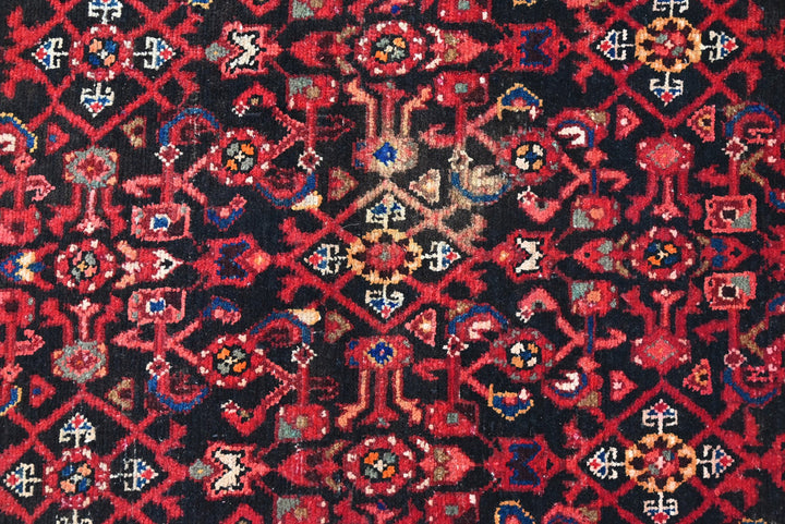 black Runner rug 3' 9" x 13' 11"