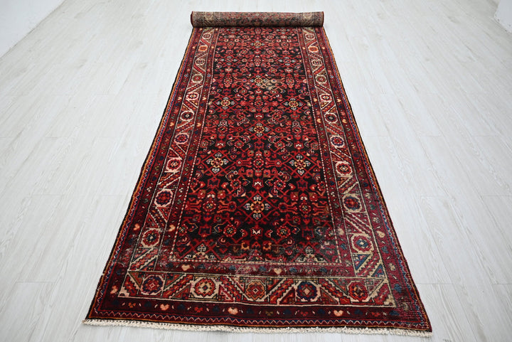 black Runner rug 3' 9" x 13' 11"
