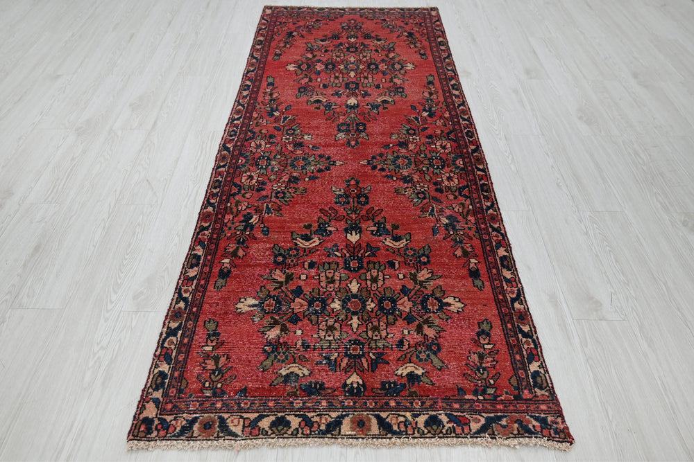red Runner rug 3' 2" x 8' 4"