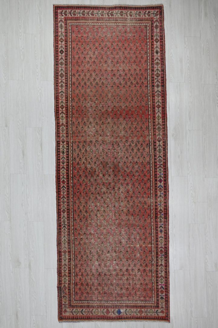 red Runner rug 3' 6" x 10' 1"