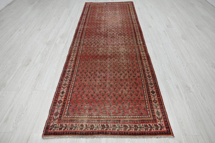 red Runner rug 3' 6" x 10' 1"