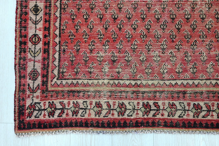 red Runner rug 3' 6" x 10' 1"