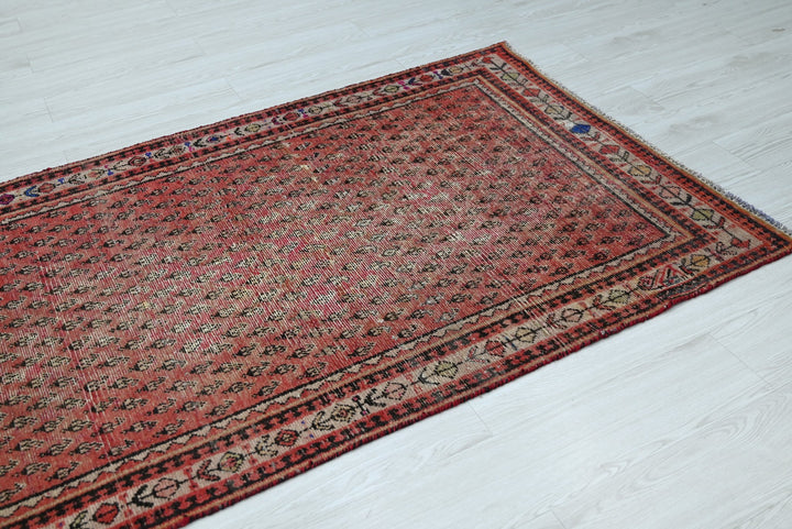 red Runner rug 3' 6" x 10' 1"