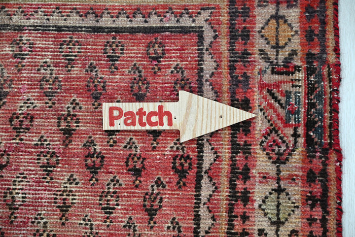 red Runner rug 3' 6" x 10' 1"