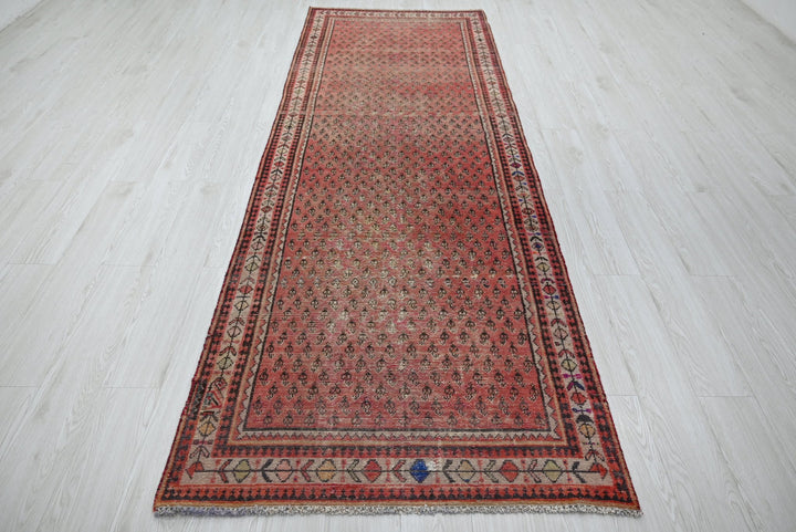red Runner rug 3' 6" x 10' 1"