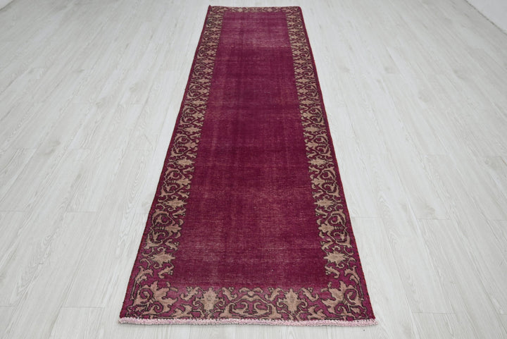 purple Runner rug 2' 9" x 10' 5"