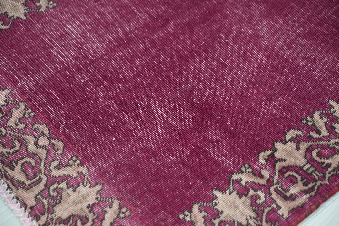 purple Runner rug 2' 9" x 10' 5"