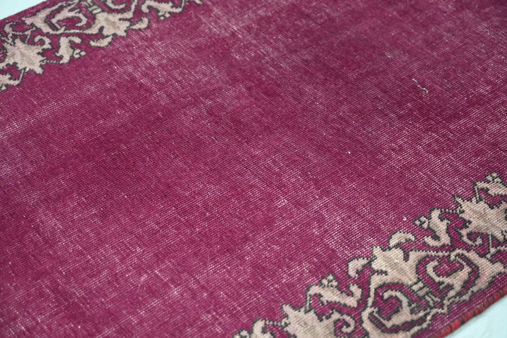 purple Runner rug 2' 9" x 10' 5"