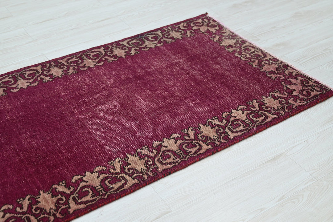purple Runner rug 2' 9" x 10' 5"