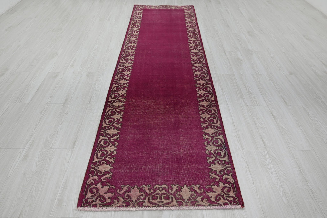 purple Runner rug 2' 9" x 10' 5"