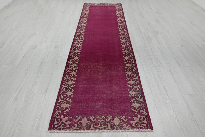 purple Runner rug 2' 9" x 10' 5"