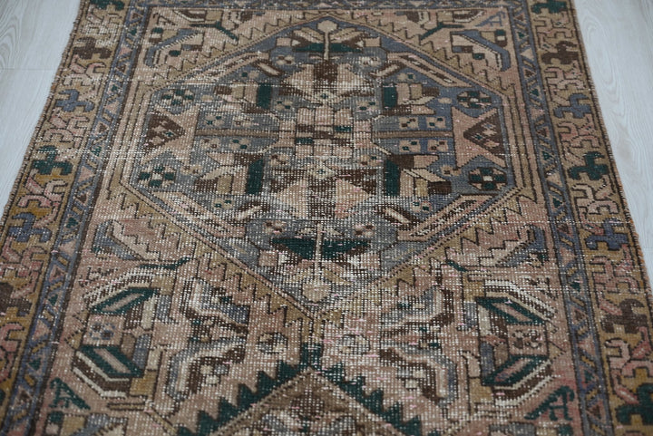 brown Runner rug 3' 1" x 10' 3"