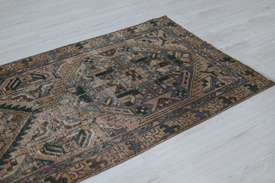 brown Runner rug 3' 1" x 10' 3"