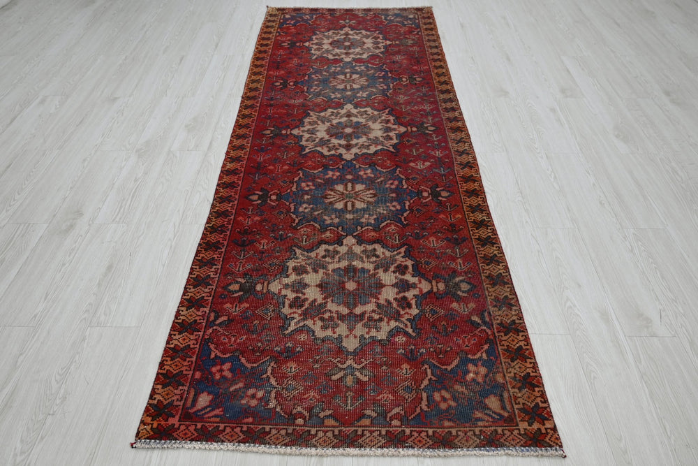 red Runner rug 3' 3" x 9' 4"