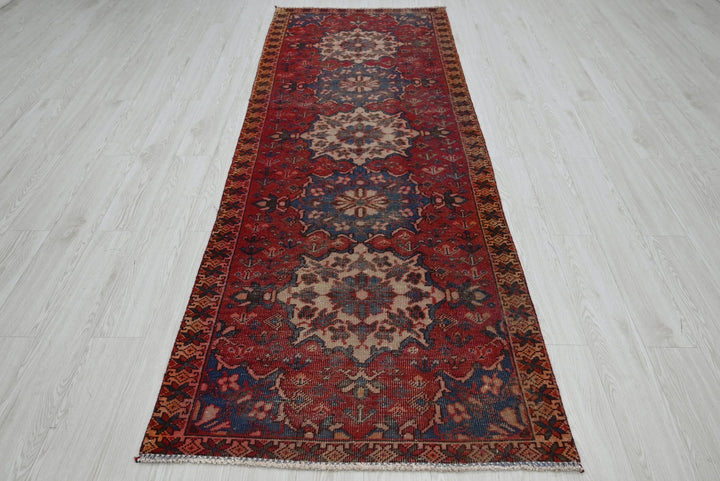 red Runner rug 3' 3" x 9' 4"