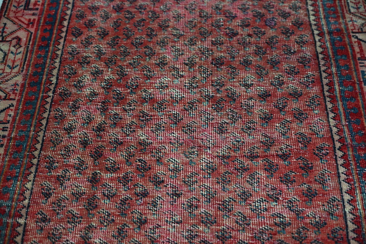 red Runner rug 3' 1" x 9' 10"