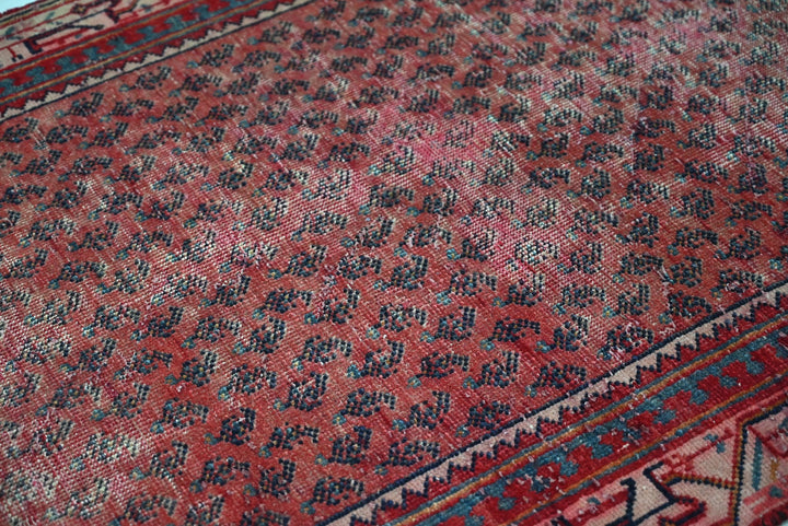 red Runner rug 3' 1" x 9' 10"