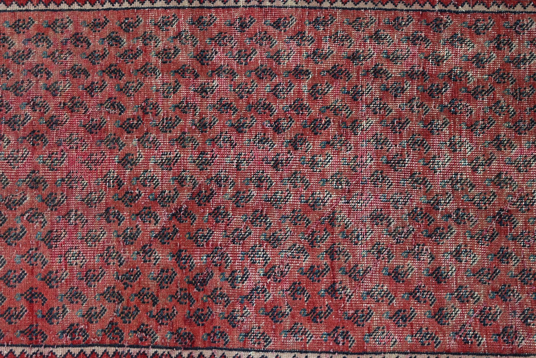 red Runner rug 3' 1" x 9' 10"